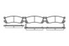 ROADHOUSE 2399.02 Brake Pad Set, disc brake
